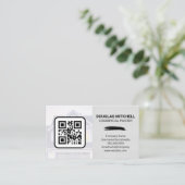 QR-code | Visitekaartje van het Logo van het Huis  (Staand voorkant)