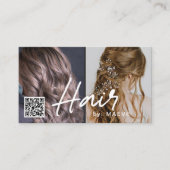 QR-code visitekaartje voor haarstijlvol haar (Voorkant)
