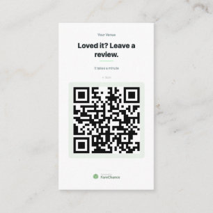 QR-code visitekaartje voor restaurants en winkels