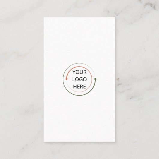 QR-code Visitekaartje | Wit (Achterkant)