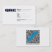 QR Code Visitenkarten Visitekaartje (Voorkant / Achterkant)