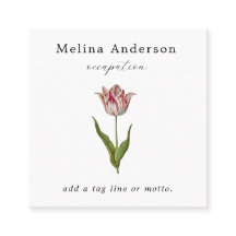 QR-code  Vloervierkant Visitekaartje