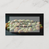 QR-code voedingsdeskundige Visitekaartje (Voorkant)