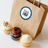 QR code Voeg je Logo eenvoudig toe Ronde Sticker