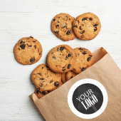 QR code Voeg je Logo eenvoudig toe Ronde Sticker