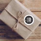 QR code Voeg je Logo eenvoudig toe Ronde Sticker