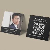 QR-code Volg me Content Creator Influencer Photo Vierkante Visitekaartje