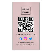 QR-code volgt scannen om verbinding te maken met B Magnetisch Visitekaartje (Voorkant Verticaal)