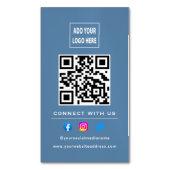 QR-code volgt scannen om verbinding te maken met o Magnetisch Visitekaartje (Voorkant Verticaal)
