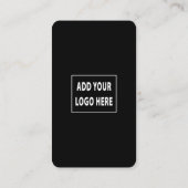 QR-code volgt scannen om verbinding te maken met z Visitekaartje (Achterkant)