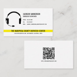 QR-code voor aangepaste Dispatcher Emergency Servi Visitekaartje