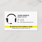 QR-code voor aangepaste Dispatcher Emergency Servi Visitekaartje (Voorkant)