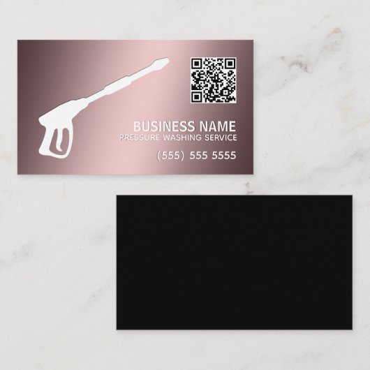 QR-code voor auto's en thuisenergie Visitekaartje (Voorkant / Achterkant)