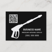 QR-code voor auto's en thuisenergie Visitekaartje (Voorkant)