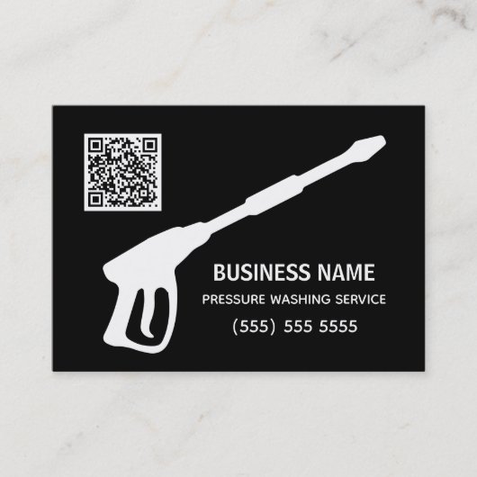 QR-code voor auto's en thuisenergie Visitekaartje (Voorkant)