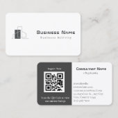 QR-code voor consultant Visitekaartje (Voorkant / Achterkant)