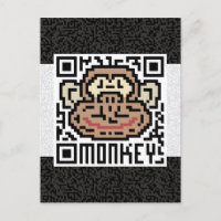 QR-code voor de aap