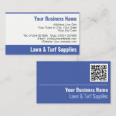 QR-code voor eigen en Turf-levering Visitekaartje (Voorkant / Achterkant)