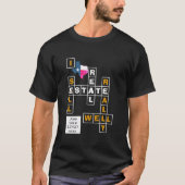 QR-CODE VOOR EIGENDOM VAN TEXAS Realty T-shirt (Voorkant)