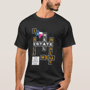 QR-CODE VOOR EIGENDOM VAN TEXAS Realty T-shirt