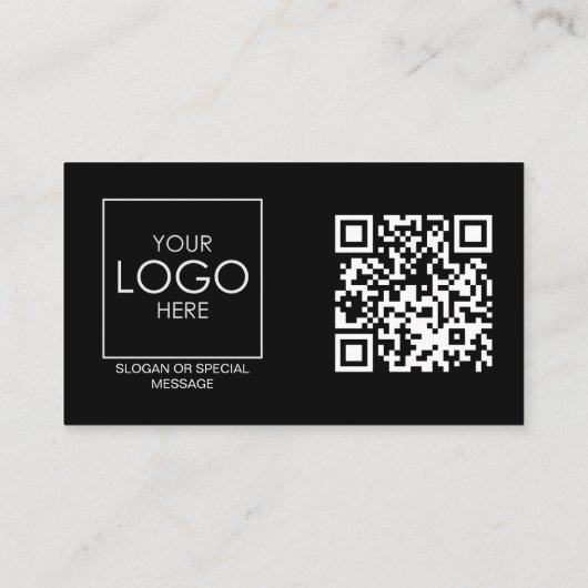 QR Code Voor en Achter Zakelijke Logo Professionee Visitekaartje (Achterkant)