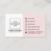 QR Code Voor en Achter Zakelijke Logo Professionee Visitekaartje (Voorkant)