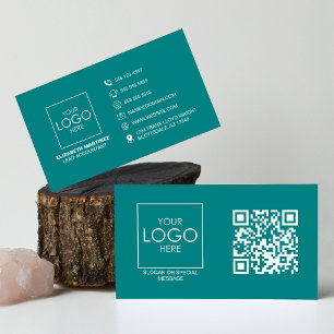 QR Code Voor en Achter Zakelijke Logo Professionee Visitekaartje