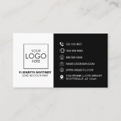 QR Code Voor en Achter Zakelijke Logo Professionee Visitekaartje (Voorkant)