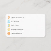 QR-code voor evenementencoördinator Visitekaartje (Achterkant)