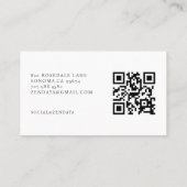 QR-code voor foto van visagist Visitekaartje (Achterkant)