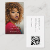 QR-code voor foto van visagist Visitekaartje (Voorkant / Achterkant)