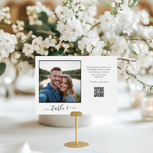 QR-code voor fotos delen Kaart