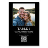 QR-code voor het delen van foto's Kaart (Achterkant)