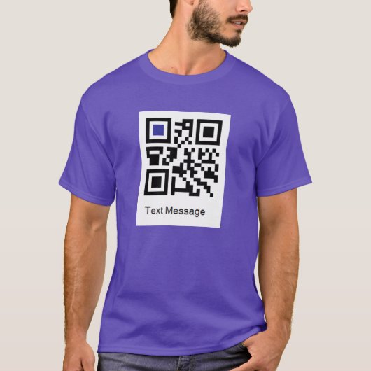 QR-code voor, IK BEN GAY. T-shirt (Voorkant)