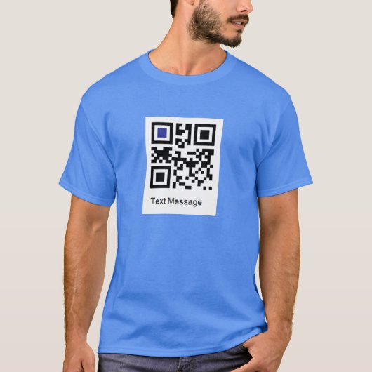 QR-code voor JE BENT EEN IDIOOT! T-shirt (Voorkant)