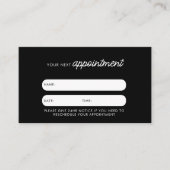 QR-code voor Kaart voor zakelijke clientbenoeming  Visitekaartje (Voorkant)