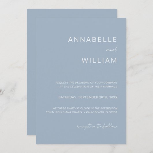 QR-code voor laagje en klein mosterd blauw en wit  Kaart (Voorkant / Achterkant)