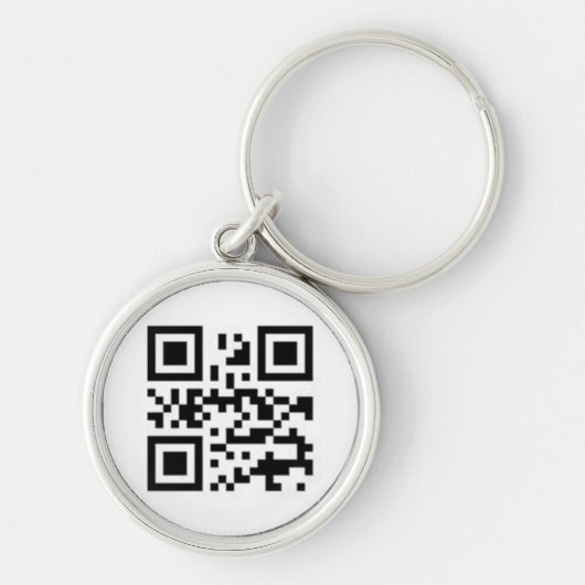 QR-code voor liefde Sleutelhanger (Voorkant)