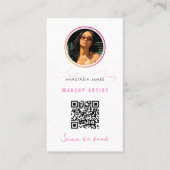 QR-code voor loyaliteit bij kleine bedrijven Visitekaartje (Voorkant)