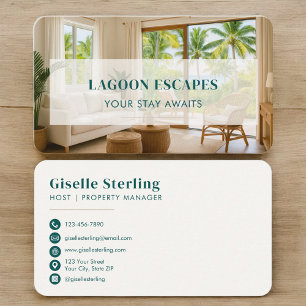 QR-code voor luxe vakantieverhuur Visitekaartje