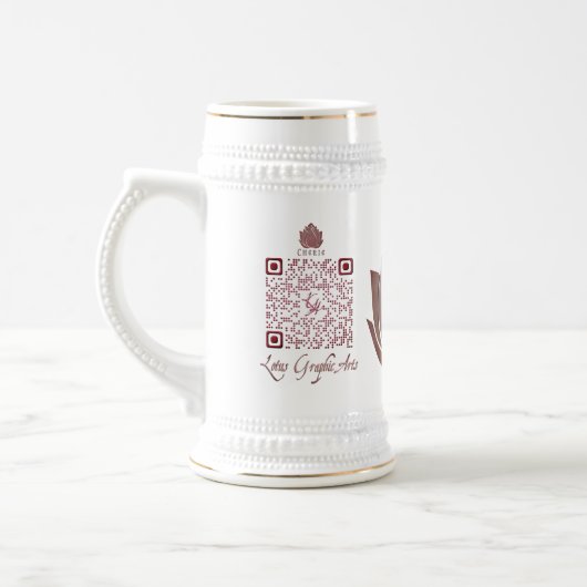 QR-code voor multi-purpose gebruik Bierpul (Links)