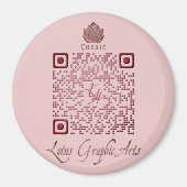 QR-code voor multi-purpose gebruik Magneet (Voorkant)