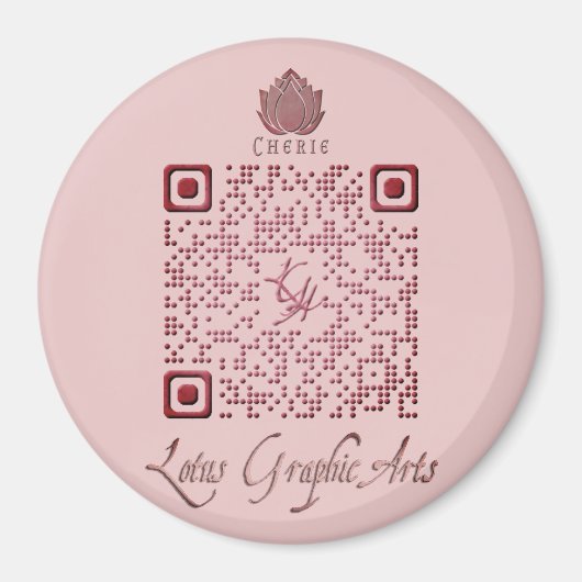 QR-code voor multi-purpose gebruik Magneet (Voorkant)