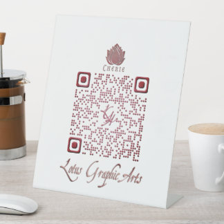 QR-code voor multi-purpose gebruik Reclamebord Met Voetstuk