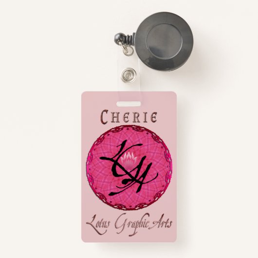 QR-code voor multifunctioneel gebruik Badge (Voorkant met intrekbare)