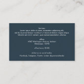 QR-code voor netwerkonroerend goed professionele f Visitekaartje (Achterkant)