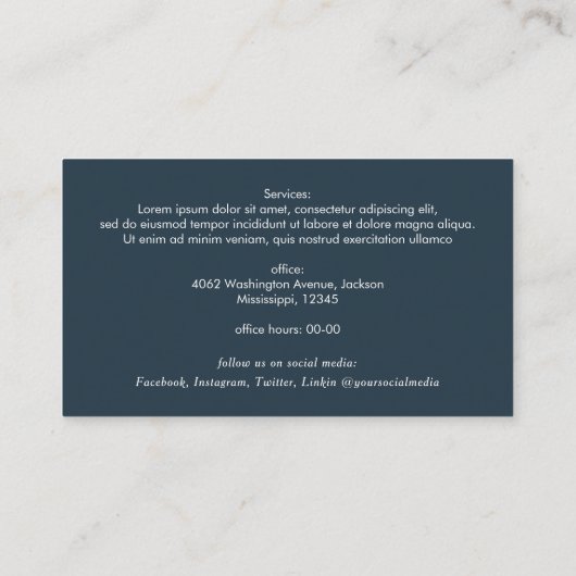 QR-code voor netwerkonroerend goed professionele f Visitekaartje (Achterkant)