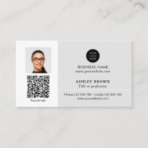 QR-code voor netwerkonroerend goed professionele f Visitekaartje