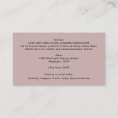 QR-code voor netwerkonroerend goed professionele f Visitekaartje (Achterkant)