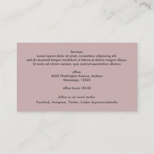 QR-code voor netwerkonroerend goed professionele f Visitekaartje (Achterkant)